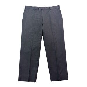 Linea Naturale Luxe 38x29 Dark Green Dress Suit Pants Italy High Waisted Wool